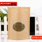 5 pcs Wholesale Food Grade Stand up Ziplock Kraft Pouch Custom Paper Bag Manufacturers